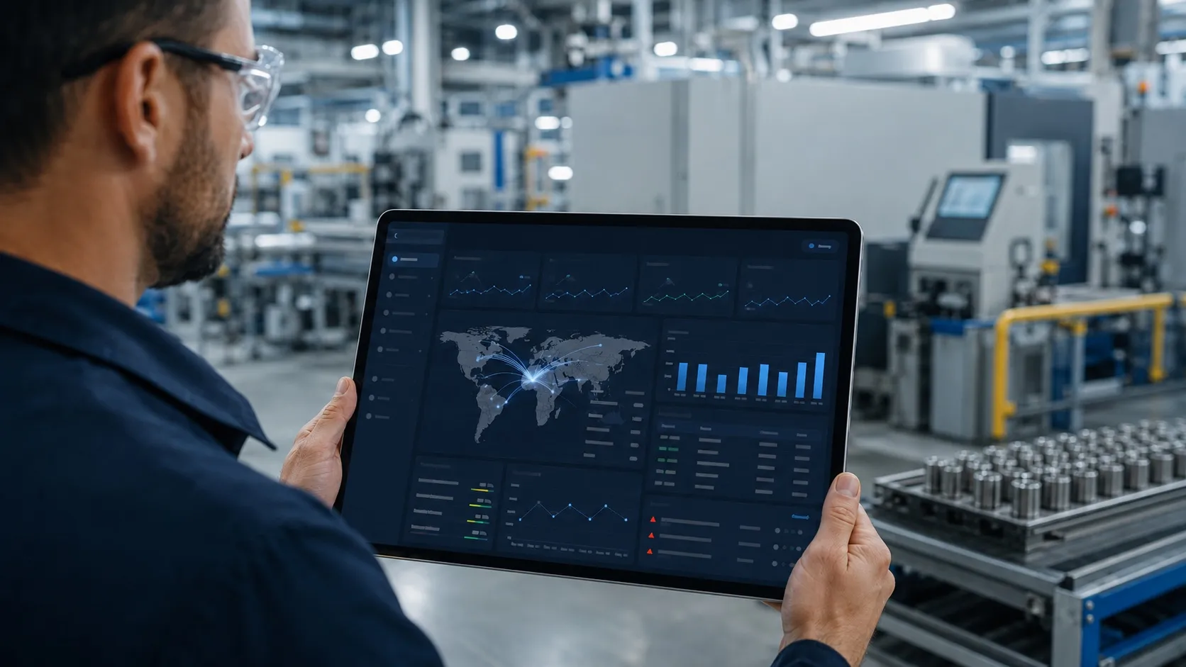 Global data and process platform dashboard