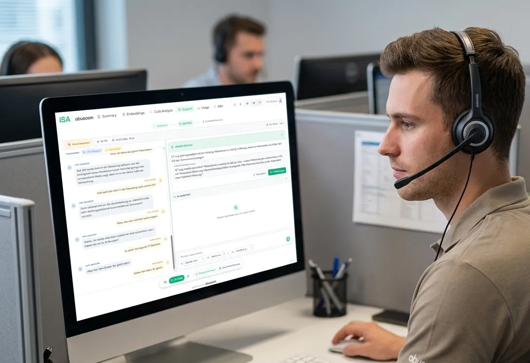 Support-Umfeld in einem Industrieunternehmen